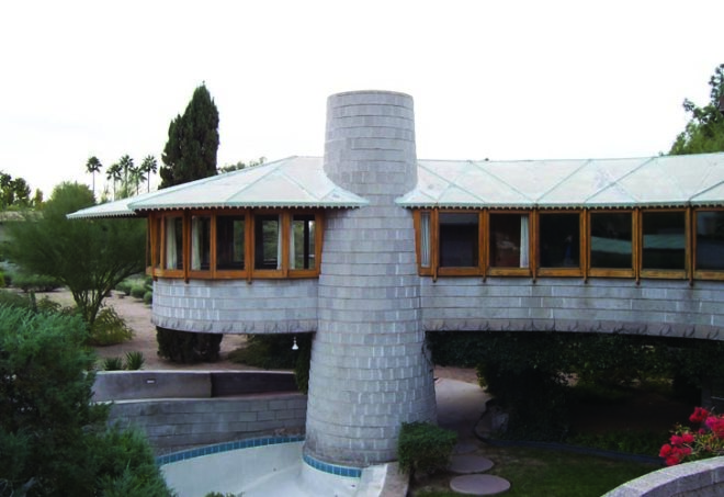 david wright house, city of phoenix, phoenix, historic preservation, frank lloyd wright, most significant american architect, most significant architectural work in Phoenix, demolition of frank lloyd wright house, 8081 meridian, landmark status protection, Phoenix City Council