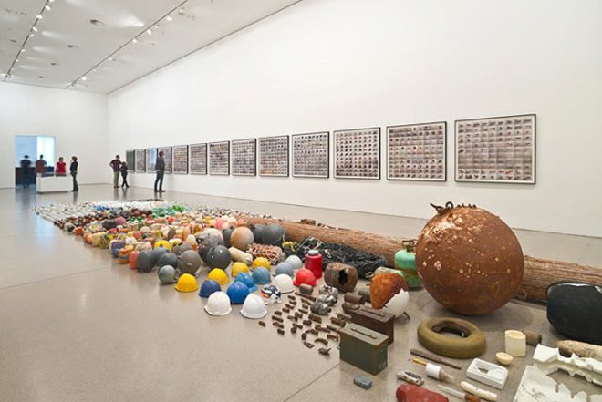 green design, eco design, sustainable design, Solomon R. Guggenheim Museum, Guggenheim, Gabriel Orozco, eco art, recycle art, Asterisms, pollution, coastal biosphere, commercial waste