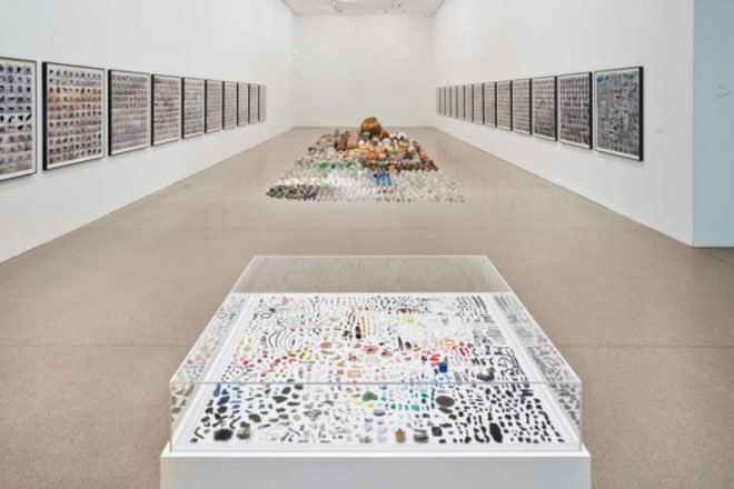green design, eco design, sustainable design, Solomon R. Guggenheim Museum, Guggenheim, Gabriel Orozco, eco art, recycle art, Asterisms, pollution, coastal biosphere, commercial waste