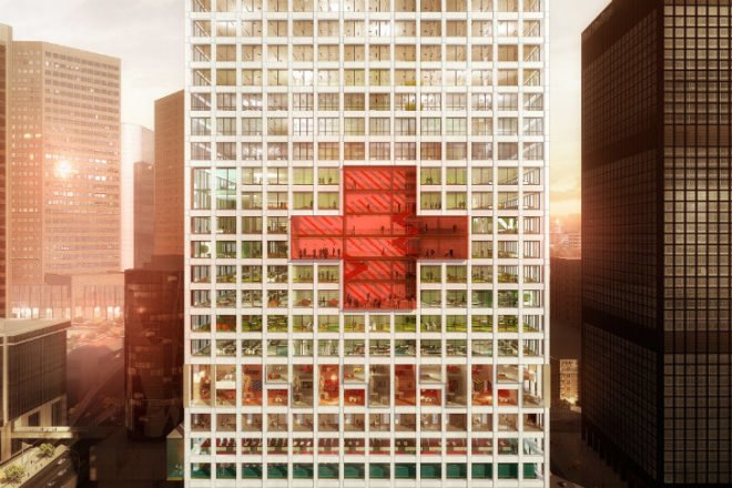 Gensler's Hackable Buildings, gensler, green renovation, office of the future, eco office, j. edgar hoover building, union bank building