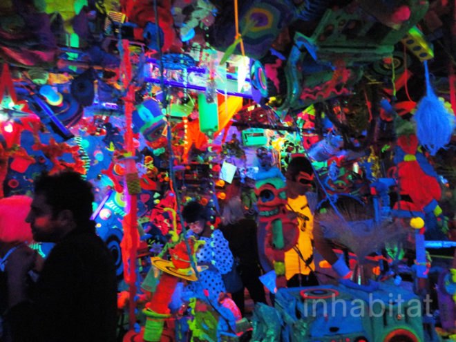 green design, eco design, sustainable design, Kenny Scharf, Cosmic Cavern, Recycle art, eco art, Paul Kasmin, downtown new york 1980s, downtown NY scene, East Village art scene, keith haring, basquiat