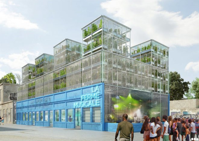 La Ferme Musicale Vertical Farm, SOA, HoldUP, vertical farm, darwin ecosysteme, bordeaux, urban farming