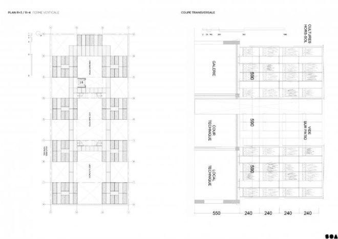 La Ferme Musicale Vertical Farm, SOA, HoldUP, vertical farm, darwin ecosysteme, bordeaux, urban farming