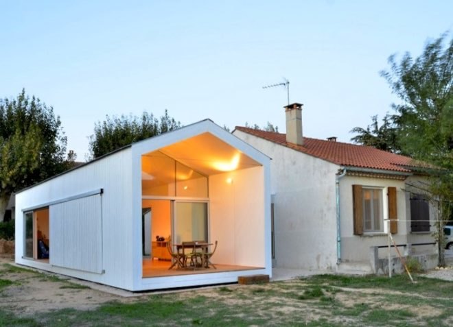 La Grange de Mon Père, timber, farm house, agriculture, Marseille, France, MJ Architectes, tiny house, green design, green renovation, sustainable design, eco-design