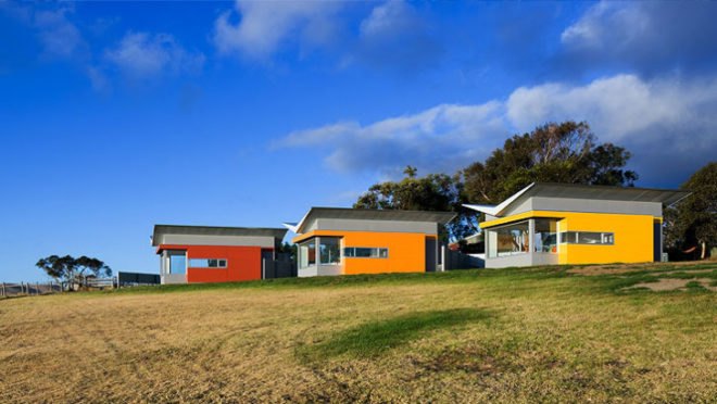 Lush Pastures Cabins, Max Pritchard Architect, eco friendly cabins, south australia, rainwater collection, locally sourced food, eco tourism