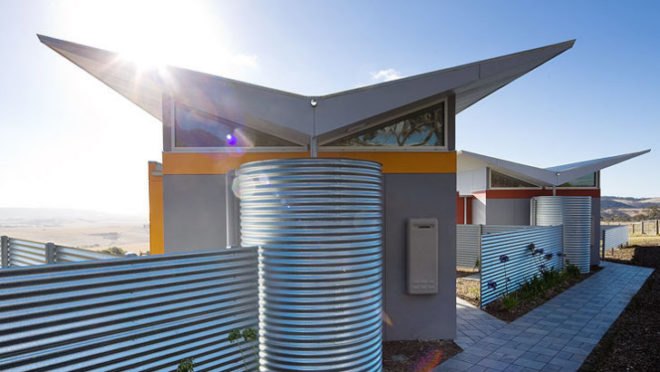 Lush Pastures Cabins, Max Pritchard Architect, eco friendly cabins, south australia, rainwater collection, locally sourced food, eco tourism