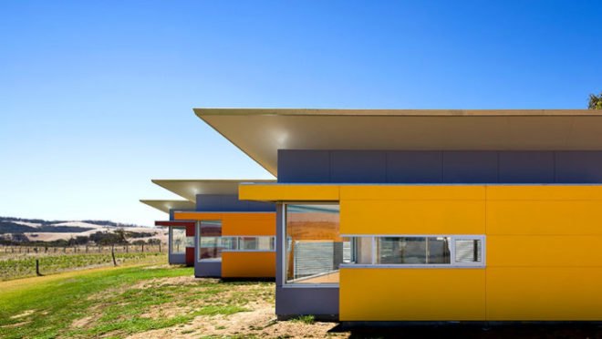 Lush Pastures Cabins, Max Pritchard Architect, eco friendly cabins, south australia, rainwater collection, locally sourced food, eco tourism