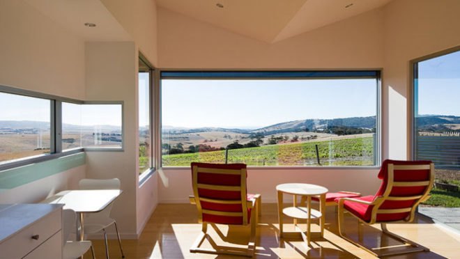 Lush Pastures Cabins, Max Pritchard Architect, eco friendly cabins, south australia, rainwater collection, locally sourced food, eco tourism
