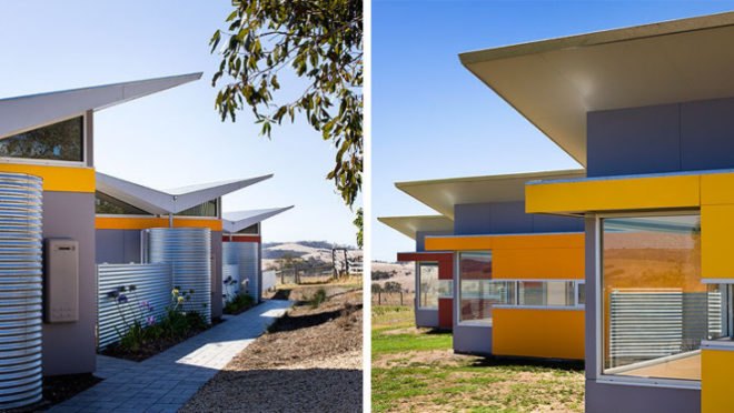 Lush Pastures Cabins, Max Pritchard Architect, eco friendly cabins, south australia, rainwater collection, locally sourced food, eco tourism