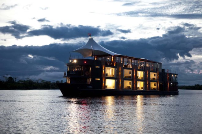 green design, eco design, sustainable design, eco tourism, eco travel, green travel, Jordi Puig, Amazon river cruise, Aqua Expeditions, floating hotel, Amazon hotel, Pacaya Samiria National Reserve