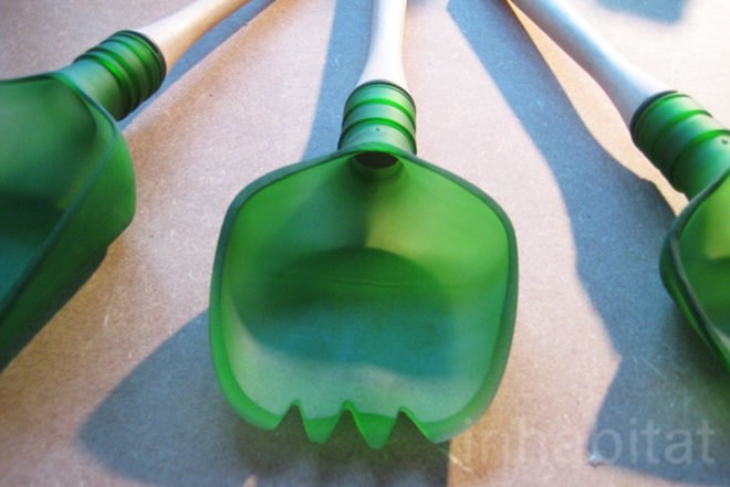 Michael Hannaford, Food Serving Utensils, Ana Lisa Alperovich, Co-oproduct, miy, Dutch Design Week, recycled glass bottles, DIY, Green Kitchen, Recycled Materials