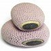 susanna bauer, crochet, embroidery, organic, natural objects, stone