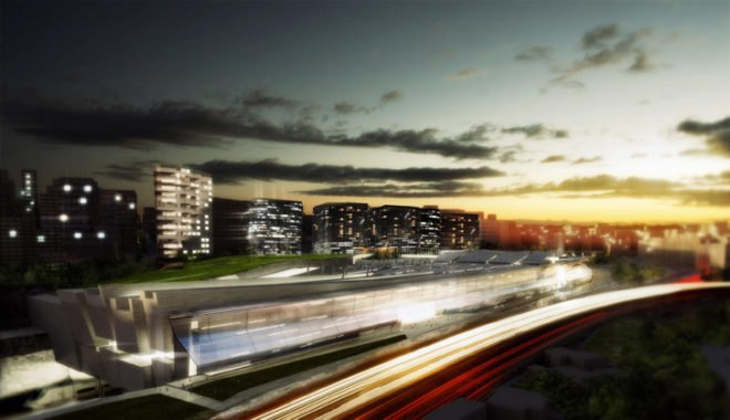 green design, eco design, sustainable design, Morphosis, Vialia Vgo, TGV station, Vigo Spain, rooftop park, transportation hub vigo