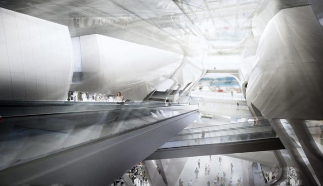 green design, eco design, sustainable design, Morphosis, Vialia Vgo, TGV station, Vigo Spain, rooftop park, transportation hub vigo