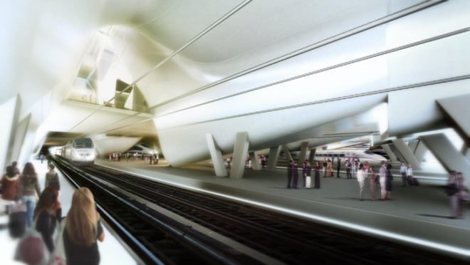 green design, eco design, sustainable design, Morphosis, Vialia Vgo, TGV station, Vigo Spain, rooftop park, transportation hub vigo