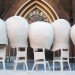 Nacho Carbonell, Communication Line, Dutch Design Week, chicken wire, public art, sofa, social, Eindhoven, recycled paper, Ana Lisa Alperovich