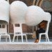Nacho Carbonell, Communication Line, Dutch Design Week, chicken wire, public art, sofa, social, Eindhoven, recycled paper, Ana Lisa Alperovich