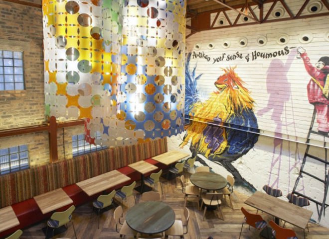 BuckleyGrayYeoman, Nando’s, Dundee, Scotland, Shipping Container, restaurant, historic building, industrial, cargotecture, Portuguese, chicken