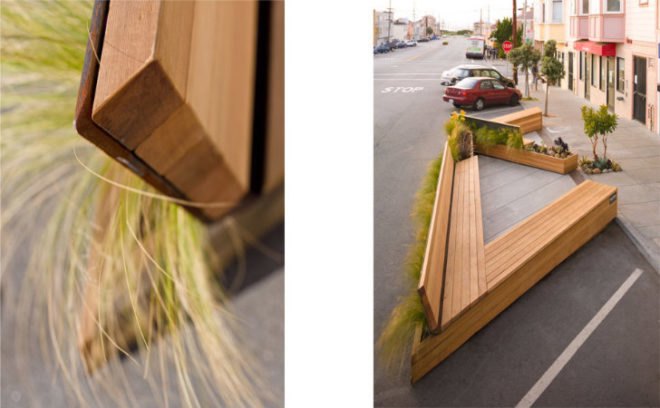 Noriega Street Parklet, Matarozzi Pelsinger, san francisco, parklet, mini park, urban park,