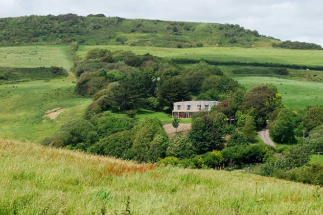 Nutmeg House, Barnaby Gunning, uk, super ellipse, elliptical home, energy efficient, eco home
