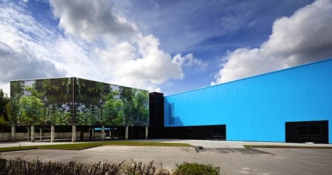 Clouds, Belgium, sustainable design, green renovation, Oostkamp, OostCampus, Carlos Arroyo, radical reuse, coke factory, GRG, CNC, thermal onion, daylighting, bicycle parking, green design, sustainable design, eco-design