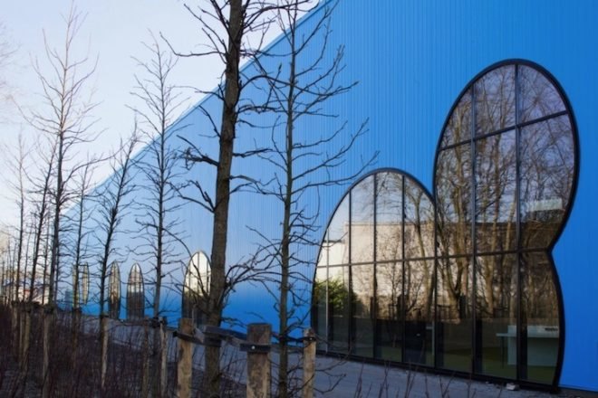 Clouds, Belgium, sustainable design, green renovation, Oostkamp, OostCampus, Carlos Arroyo, radical reuse, coke factory, GRG, CNC, thermal onion, daylighting, bicycle parking, green design, sustainable design, eco-design