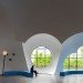 Clouds, Belgium, sustainable design, green renovation, Oostkamp, OostCampus, Carlos Arroyo, radical reuse, coke factory, GRG, CNC, thermal onion, daylighting, bicycle parking, green design, sustainable design, eco-design