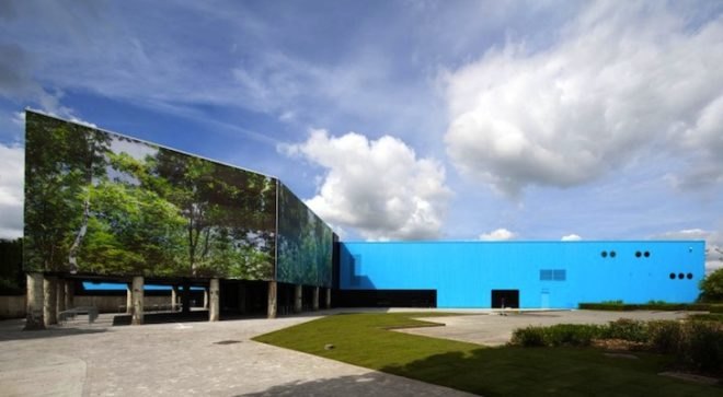 Clouds, Belgium, sustainable design, green renovation, Oostkamp, OostCampus, Carlos Arroyo, radical reuse, coke factory, GRG, CNC, thermal onion, daylighting, bicycle parking, green design, sustainable design, eco-design