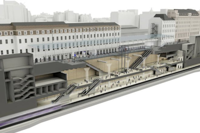 Paddington Station, Weston Williamson, london, transportation for london, london crossrail, green transportation, green renovation, train station