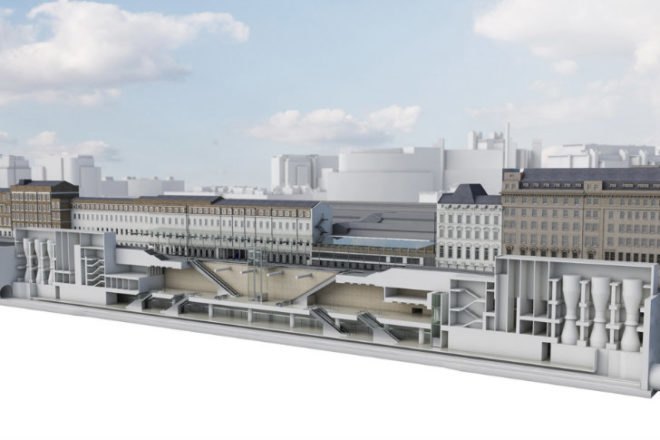 Paddington Station, Weston Williamson, london, transportation for london, london crossrail, green transportation, green renovation, train station