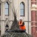 Patrick Dougherty, Ballroom, Willow Nest, Melbourne, Federation Square, St. Paul's Cathedral, public art, environmental art, invasive species, willow, Australia, green design, green art, sustainable design, eco-design, eco-art,