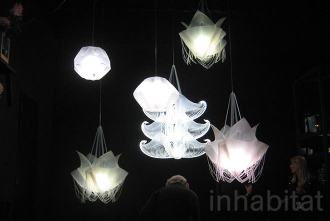 Paula Artzen, Animals, Art, Green Lighting, Ana Lisa Alperovich, Ernst Haeckel, Ernst Haeckel, during Dutch Design Week, lamp, recyclable polypropylene, flat pack