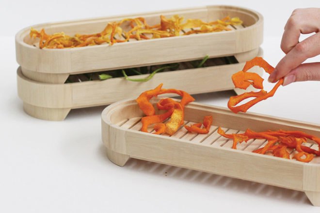 Rianne Koens, Design Academy of Eindhoven, Peelpride, dry fruit peels, food enhancer, Green Kitchen, Sustainable Food, Recycling / Compost,