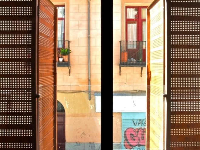 James & Mau, Madrid, Spain, historic buildings, Corten steel, daylighting, energy efficiency, solar gain, thermal massing, indoor trees, green design, sustainable design, eco-design