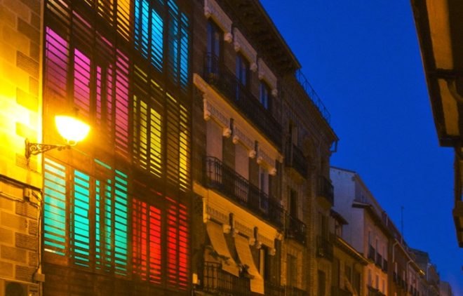 James & Mau, Madrid, Spain, historic buildings, Corten steel, daylighting, energy efficiency, solar gain, thermal massing, indoor trees, green design, sustainable design, eco-design