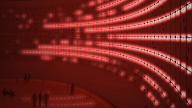 Silo 468, Lighting Design Collective, led light installation, abandoned silo, helsinki, world design capital, leds