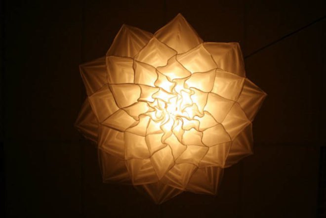 Studio DRIFT, Shylights, Dutch Design Week, Eindhoven, interactive design, sustainable light, silk, biomimicry, bees, flowers, Green Lighting, Green Products