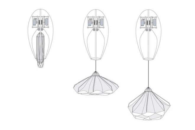 Studio DRIFT, Shylights, Dutch Design Week, Eindhoven, interactive design, sustainable light, silk, biomimicry, bees, flowers, Green Lighting, Green Products