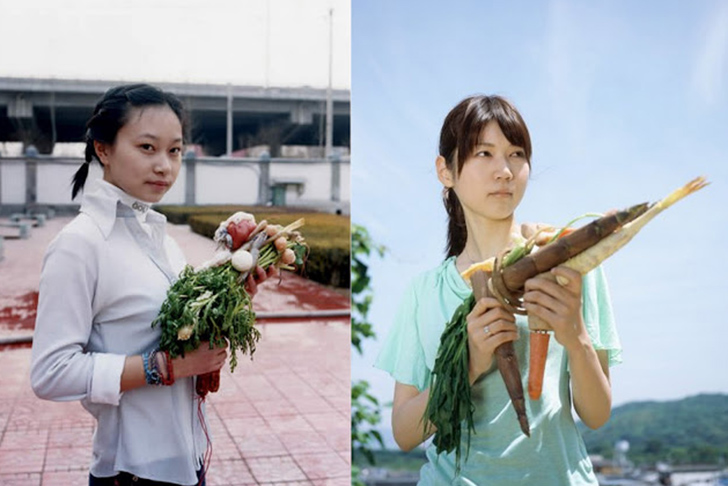 Sustainable Food, Art, Recycling / Compost, Tsuyoshi Ozawa, Vegetable Weapons, local vegetables, Japanese art