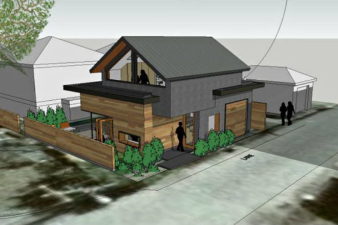 Vancouver Laneway House, Lanefab, laneway house, sip house, energy efficient house, small space living, ADU