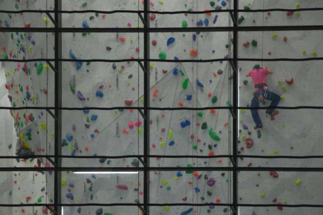 Martin Mutschlechner, StadtLABOR, Vertikale, Wolfgang Meraner Architekt, climbing gym, intelligent facade, high performance facade, daylighting