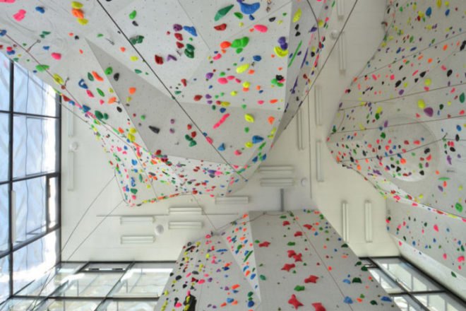 Martin Mutschlechner, StadtLABOR, Vertikale, Wolfgang Meraner Architekt, climbing gym, intelligent facade, high performance facade, daylighting