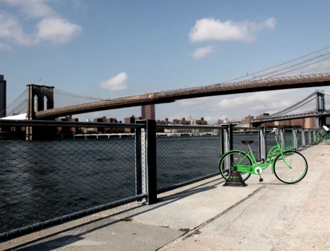 The Charge Cycle, pedal power, phone charger, Kickstarter, human power, New York City,