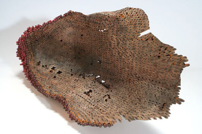 pencil, sculpture, jessica drenk. graphite, wood, organic, natural form, implement