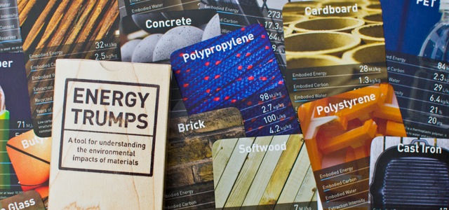Energy Trumps, Agency of Design, sustainable design, environmental resource, production resource, environmental research, green design