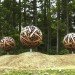 Lee Jae-Hyo, wood, Korean artist, giant wooden balls, sculptural wooden spheres, natural materials, green materials, timber, art, eco-art, eco-design,
