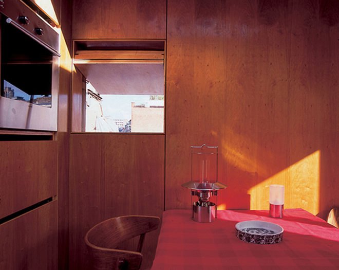 green design, eco design, sustainable design, urban retreat, rooftop hut, hut on a roof, hut architecture, Scott Batty, Andy Whiting, urban escape