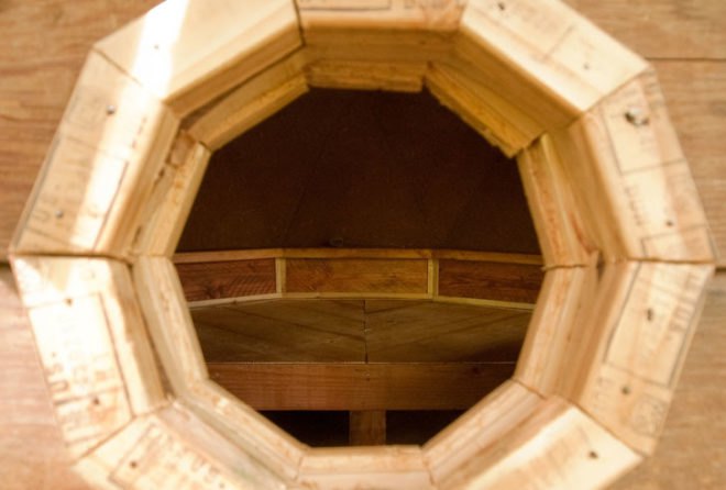 Geodesic Dome Cabin, Jeffrey the Natural Builder, dome cabins, eco cabin, green cabin, sustainable cabin, earthen plaster, earthen cabin, recycled materials cabin
