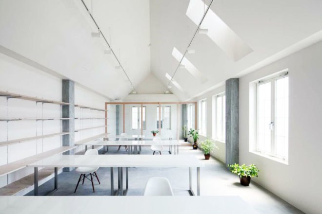 kawanishi fam, tt architects, green renovation, sustainable design, green architecture, coffee roasting warehouse, collaborative office, japanese design