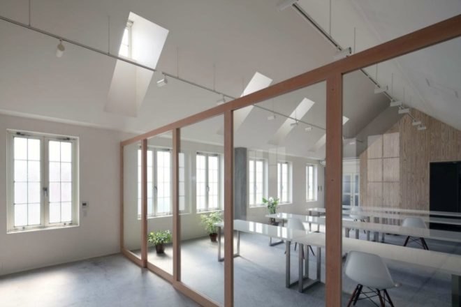 kawanishi fam, tt architects, green renovation, sustainable design, green architecture, coffee roasting warehouse, collaborative office, japanese design